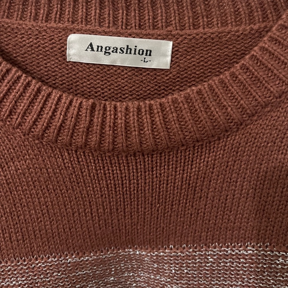 Women's Rose & Silver Sweater